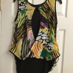 Colorful Lined Top great with leggings